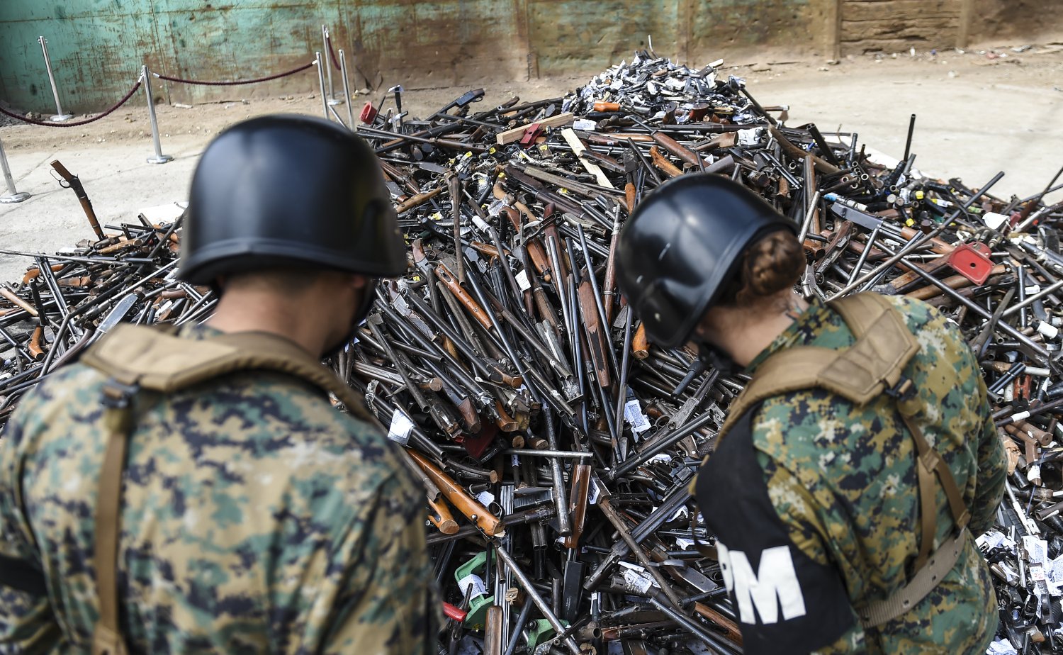 La Policía Nacional incauta más de 8.000 armas de guerra dirigidas a grupos terroristas