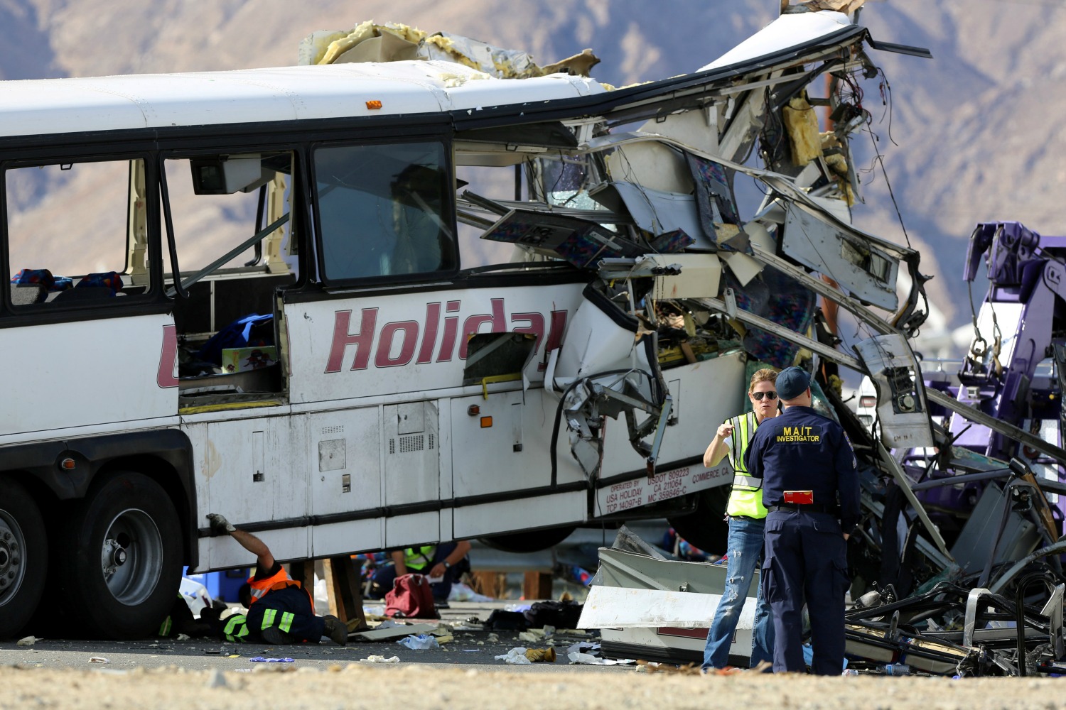 Accidente mortal de un autobús turístico en California