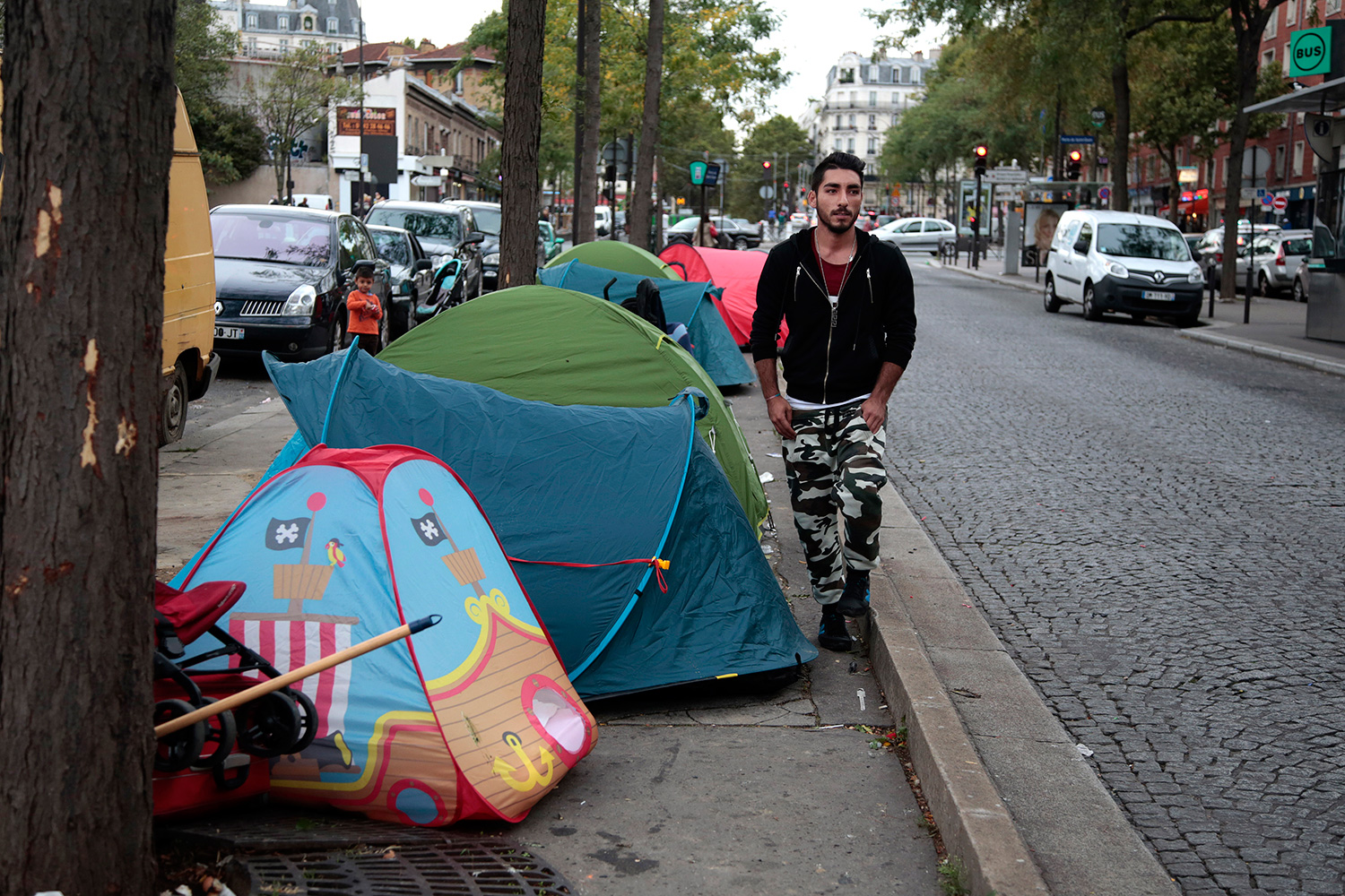 Crecen los campamentos improvisados en Francia tras el desmantelamiento de Calais