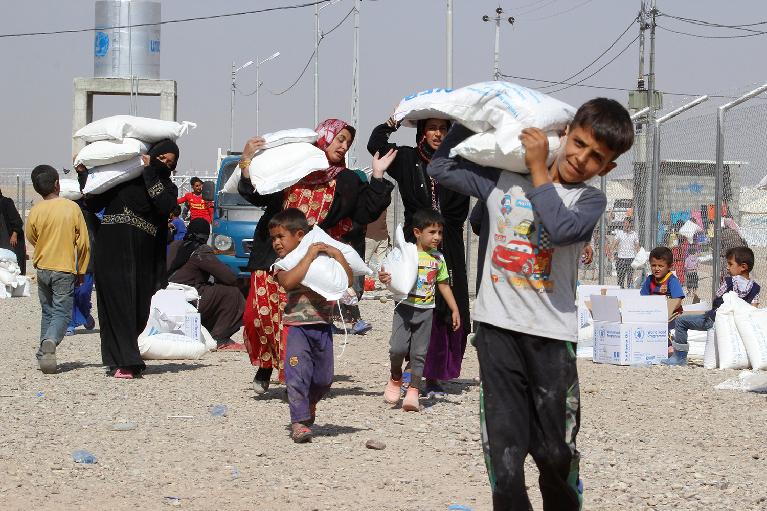 Más de 5.600 desplazados a causa de la ofensiva contra Mosul