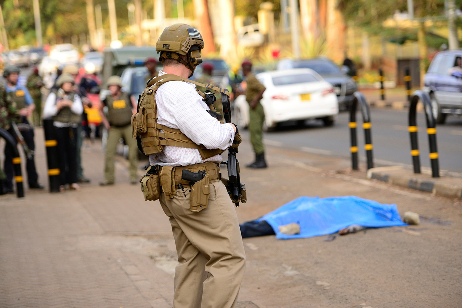 Abatido un presunto terrorista frente a la embajada estadounidense en Nairobi