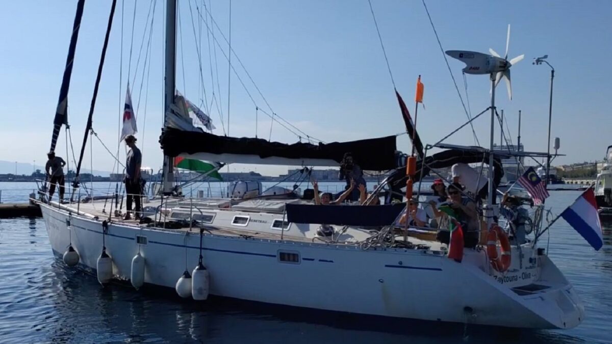 Israel intercepta un barco con activistas pro-Palestina frente a Gaza