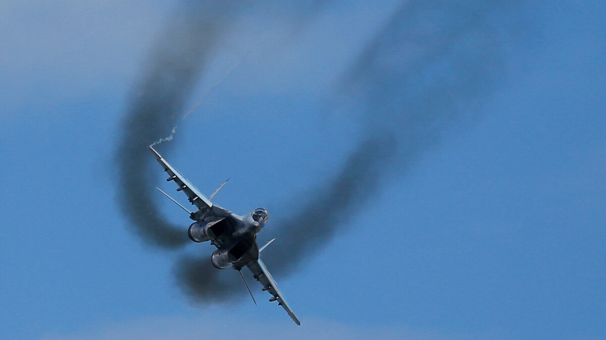 Un avión de guerra ruso se estrella en el mar Mediterráneo