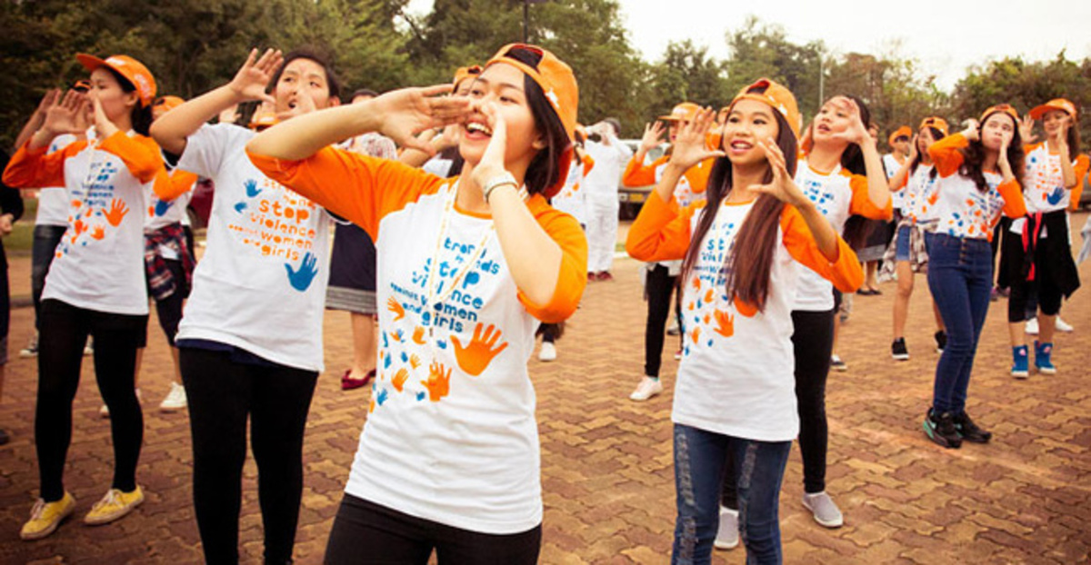 La campaña UNiTE de la Secretaría General de Naciones UNidas anima a vestir el planeta de naranja. (Foto: unwomen.org)