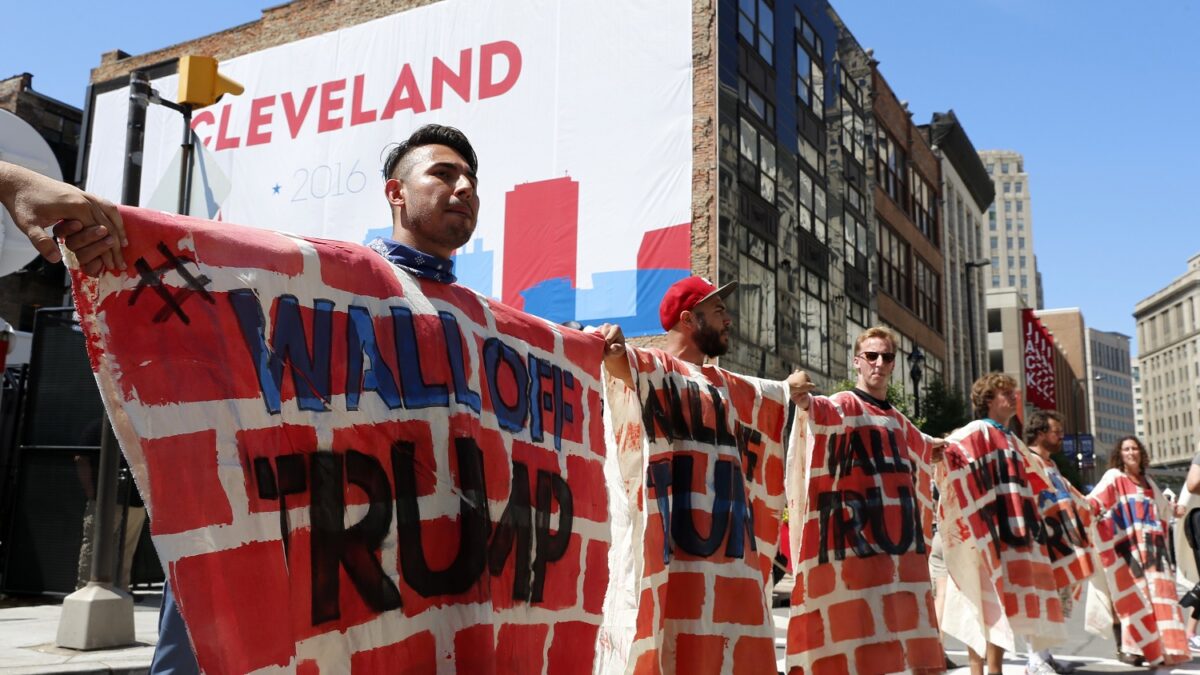 Así sería el muro que Trump quiere construir en la frontera con México