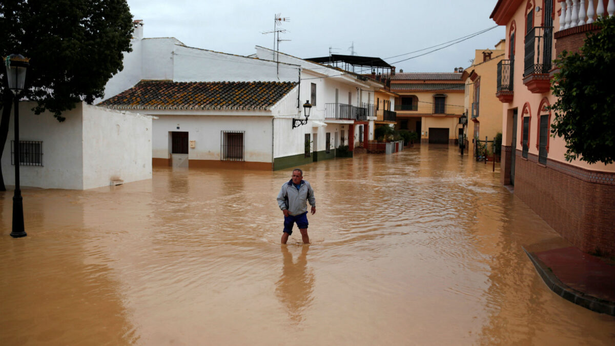 Las fuertes lluvias en Málaga se cobran la vida de una joven de 26 años