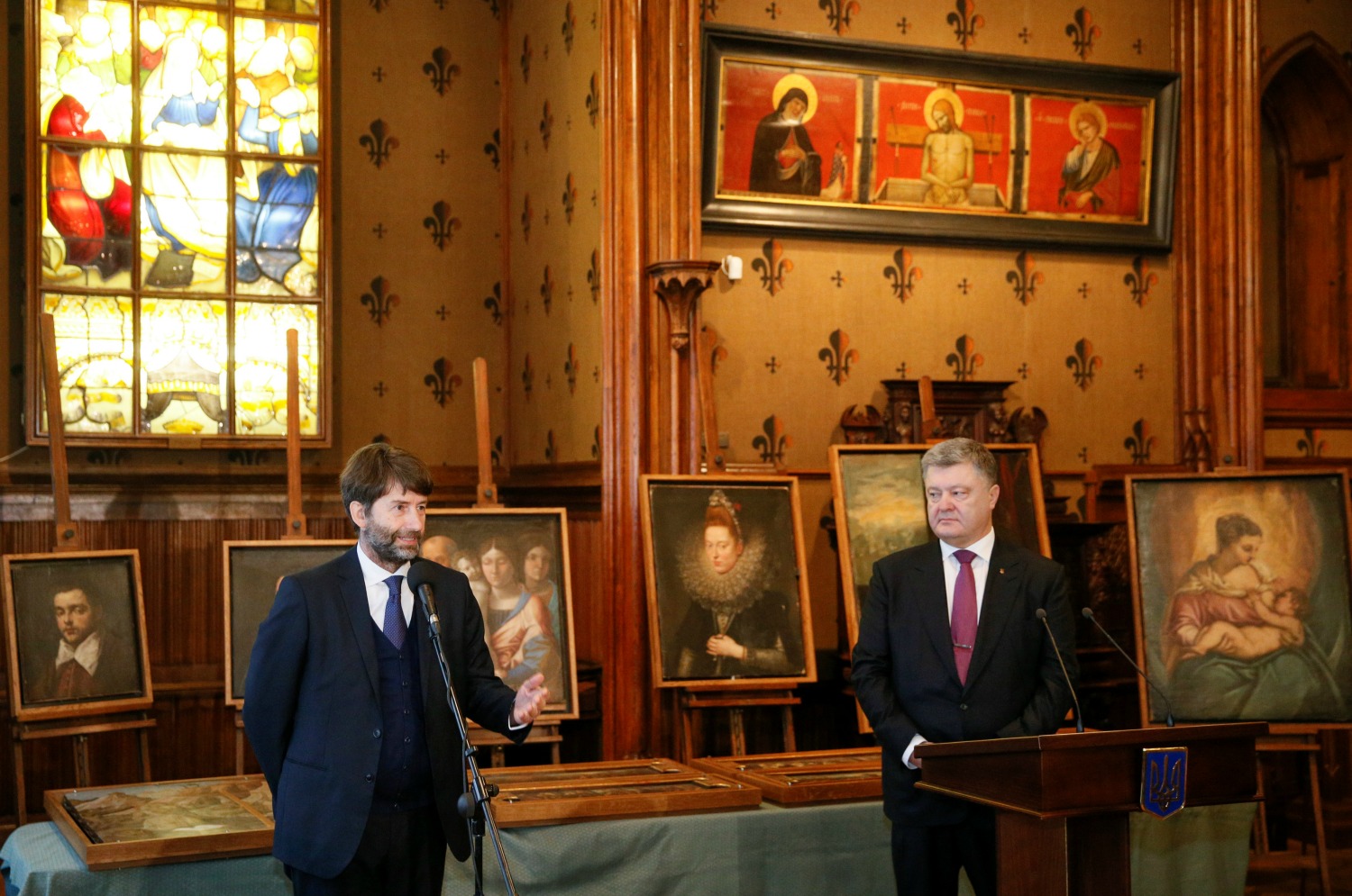 Italia recupera en Ucrania obras de artes robadas por valor de 20 millones de euros