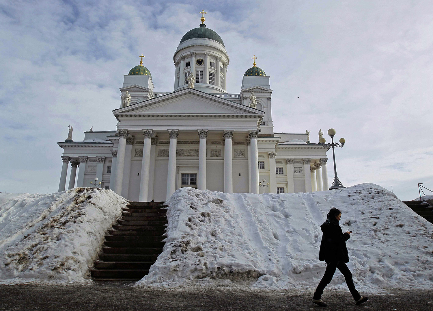 Catedral luterana de Helsinki, símbolo de la ciudad. (Foto: Yves Herman / Reuters). 