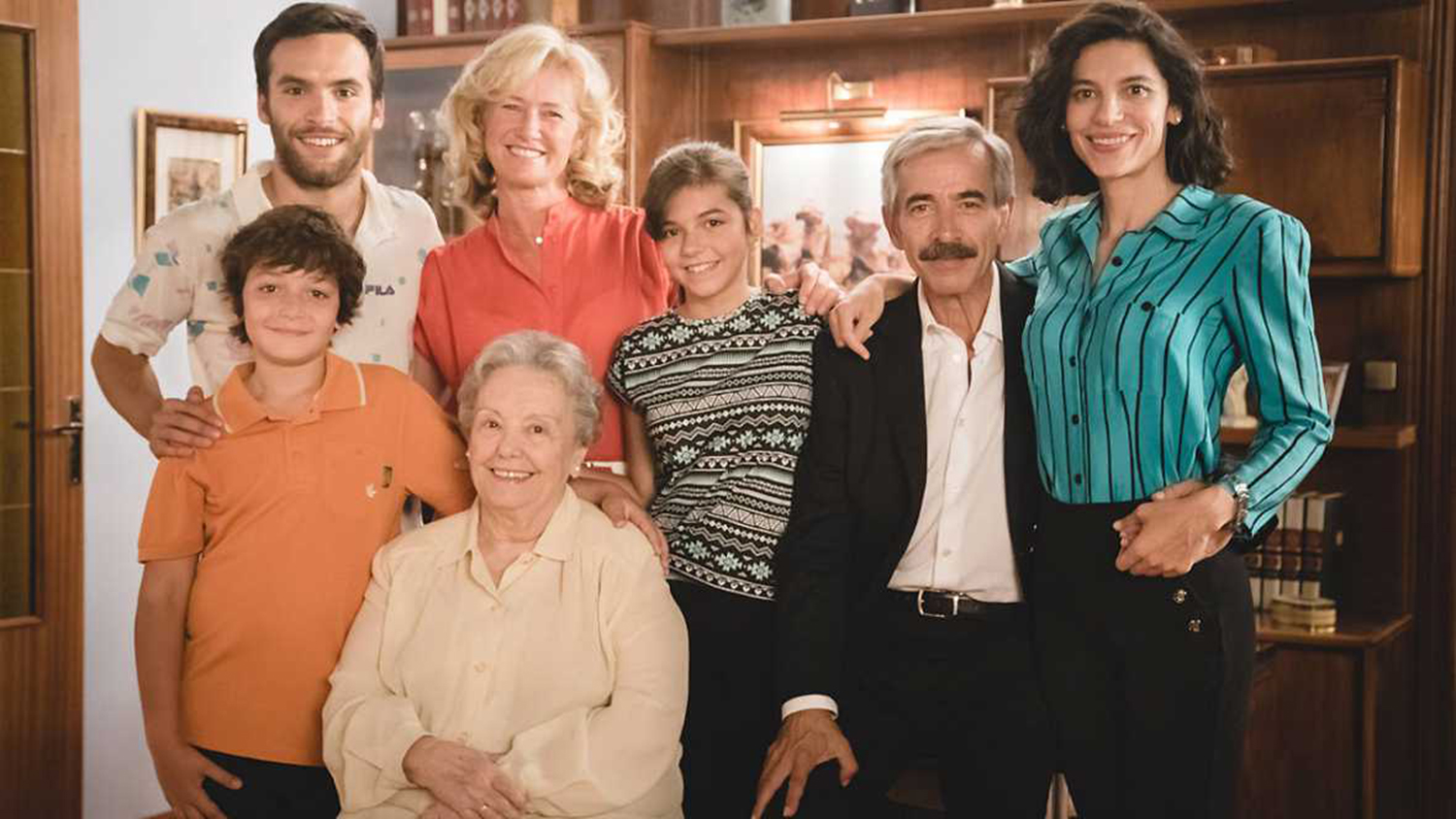 La familia Alcántara al completo (Foto: RTVE). 
