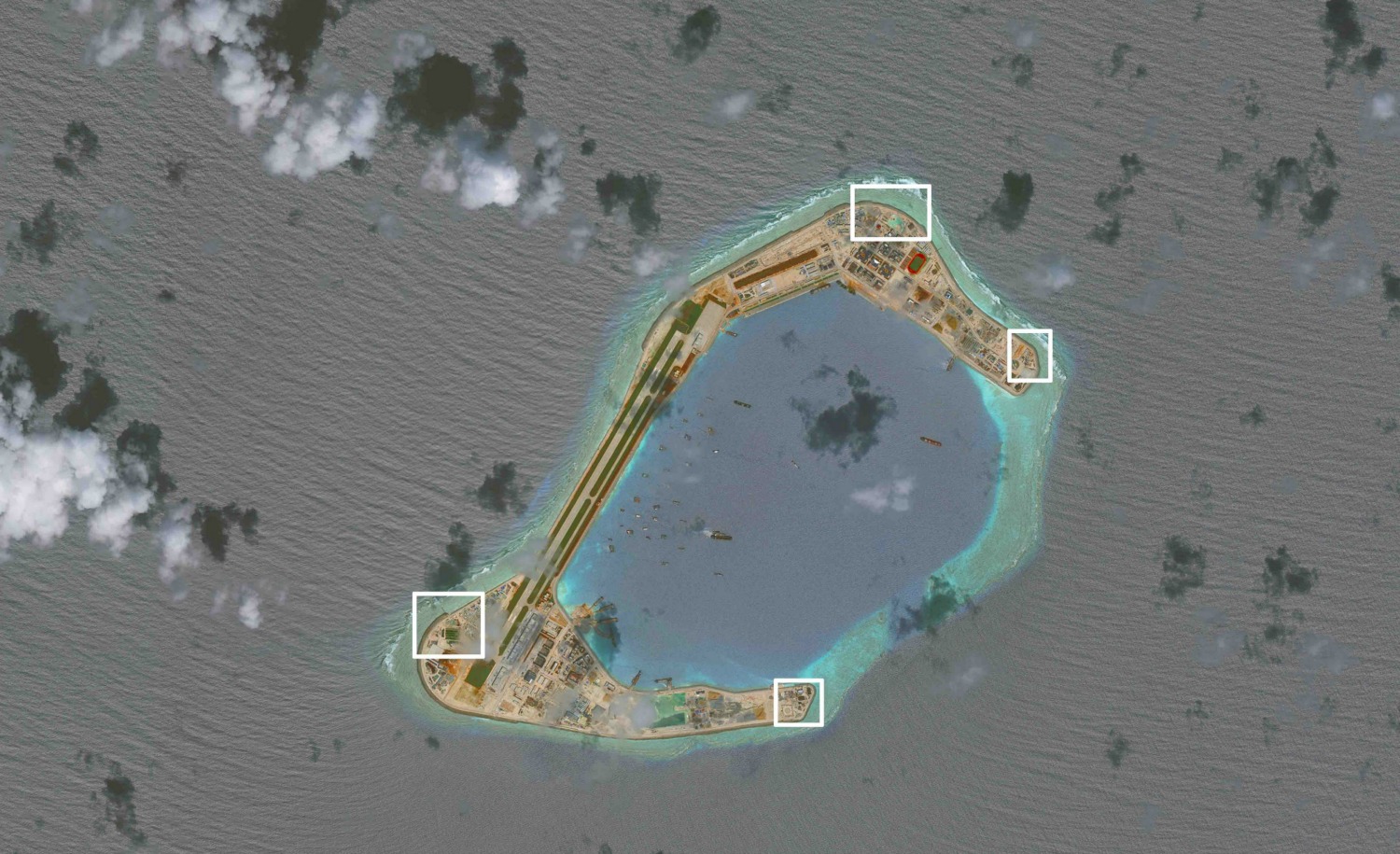 Pekín instala un fortín militar en las islas disputadas del mar del sur de China