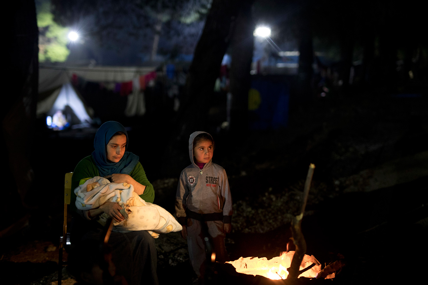 El frío castiga a miles de refugiados mientras las ONGs culpan a la ONU y la UE ​​por su nefasta gestión