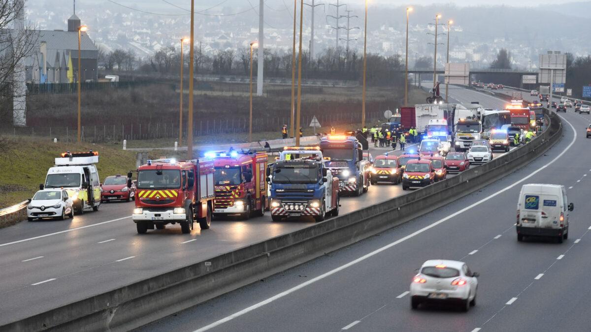 Unas 65 personas heridas en un múltiple accidente en París