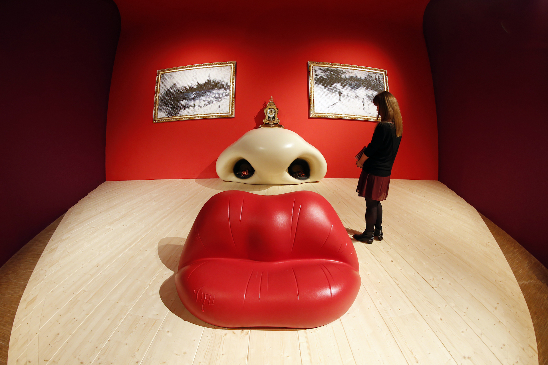 La obra de Dalí en el Pompidou en Noviembre de 2012. (Foto: Benoit Tessier)