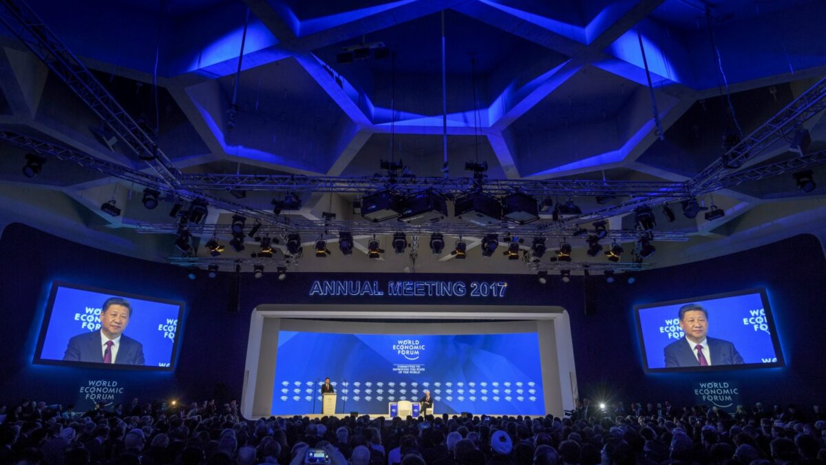 El presidente chino inaugura el Foro Económico Mundial de Davos