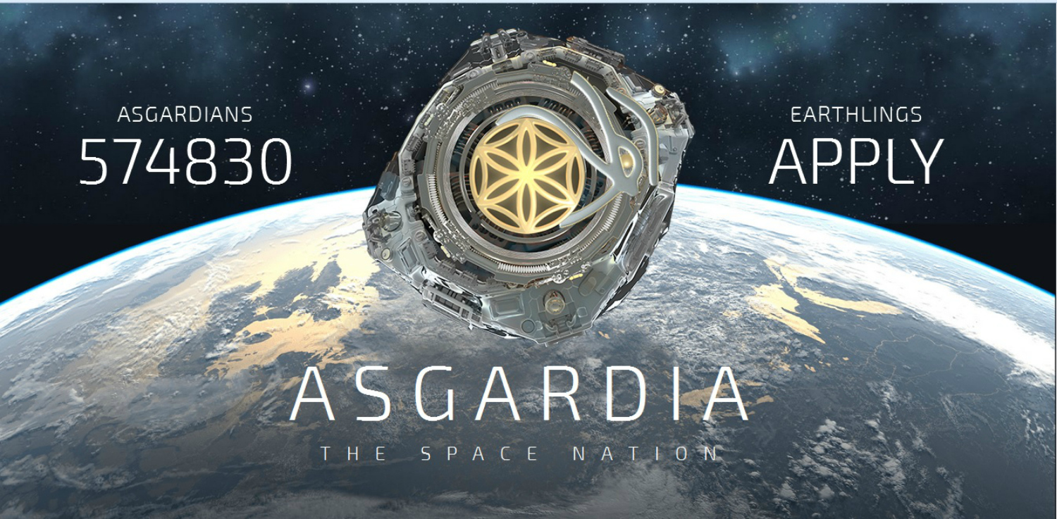 Asgardia consiguió 240.000 solicitudes de ciudadanía en solo tres días (Foto: asgardia.space).