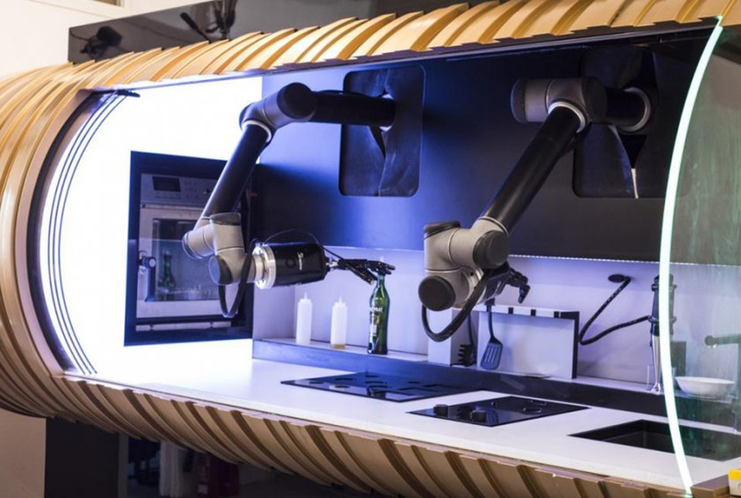 Los robots de cocina avanzan hasta convertirse casi en chefs. (Foto: Moley Robotics). 