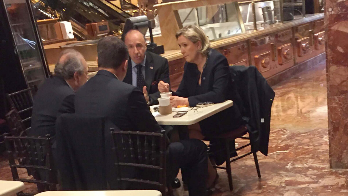 ¿Qué hacía Marine Le Pen en la torre de Trump?