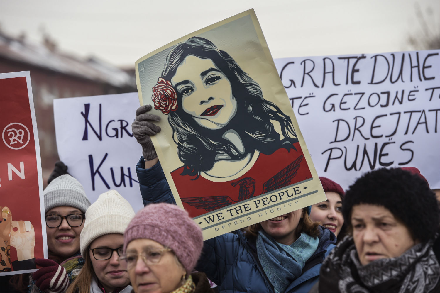 Miles de mujeres de todo el mundo salen a la calle para unirse a la Marcha de las Mujeres contra Trump
