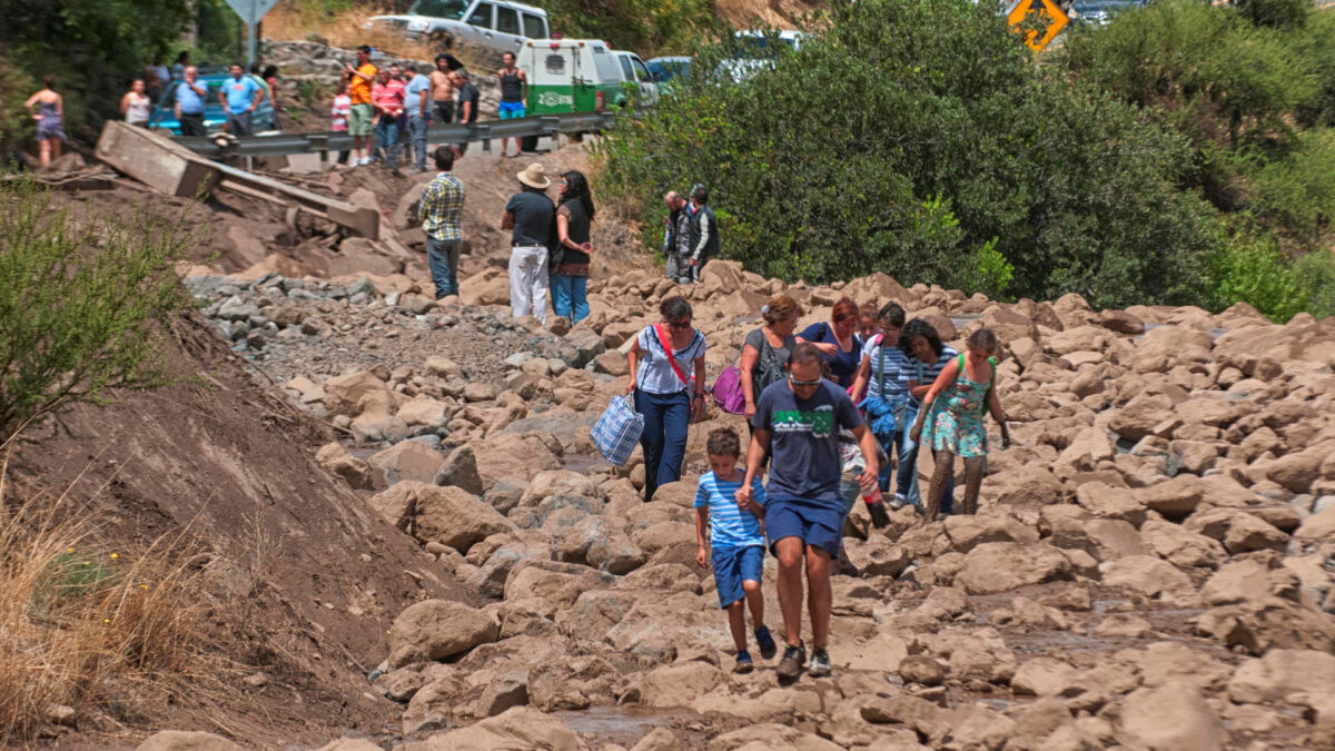 Al menos tres muertos y 19 desaparecidos por lluvias torrenciales en Chile