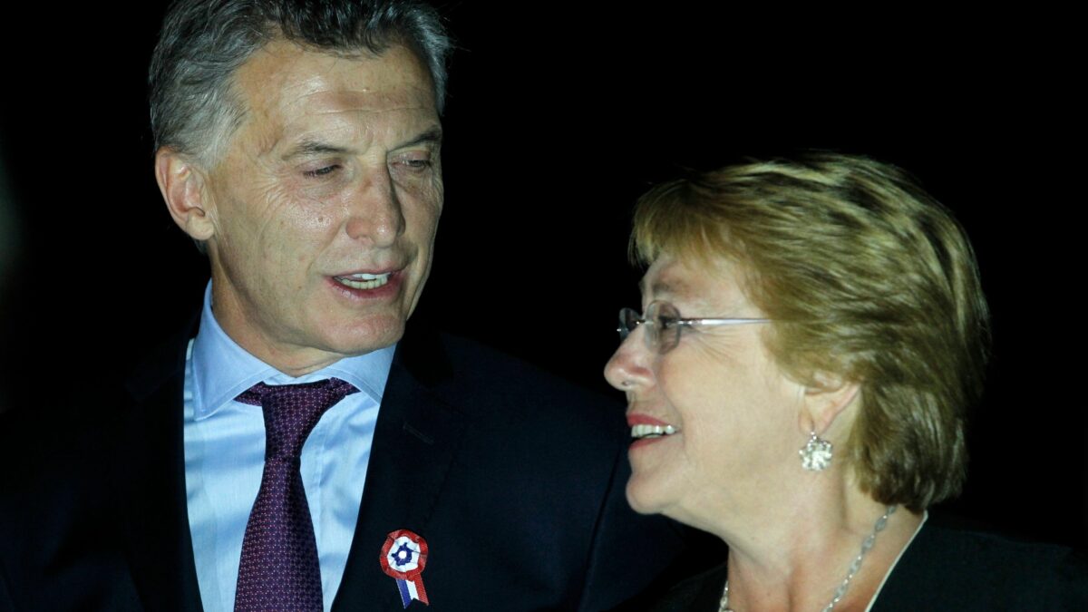 Bachelet y Macri dicen no a «la xenofobia y el proteccionismo comercial» de Trump