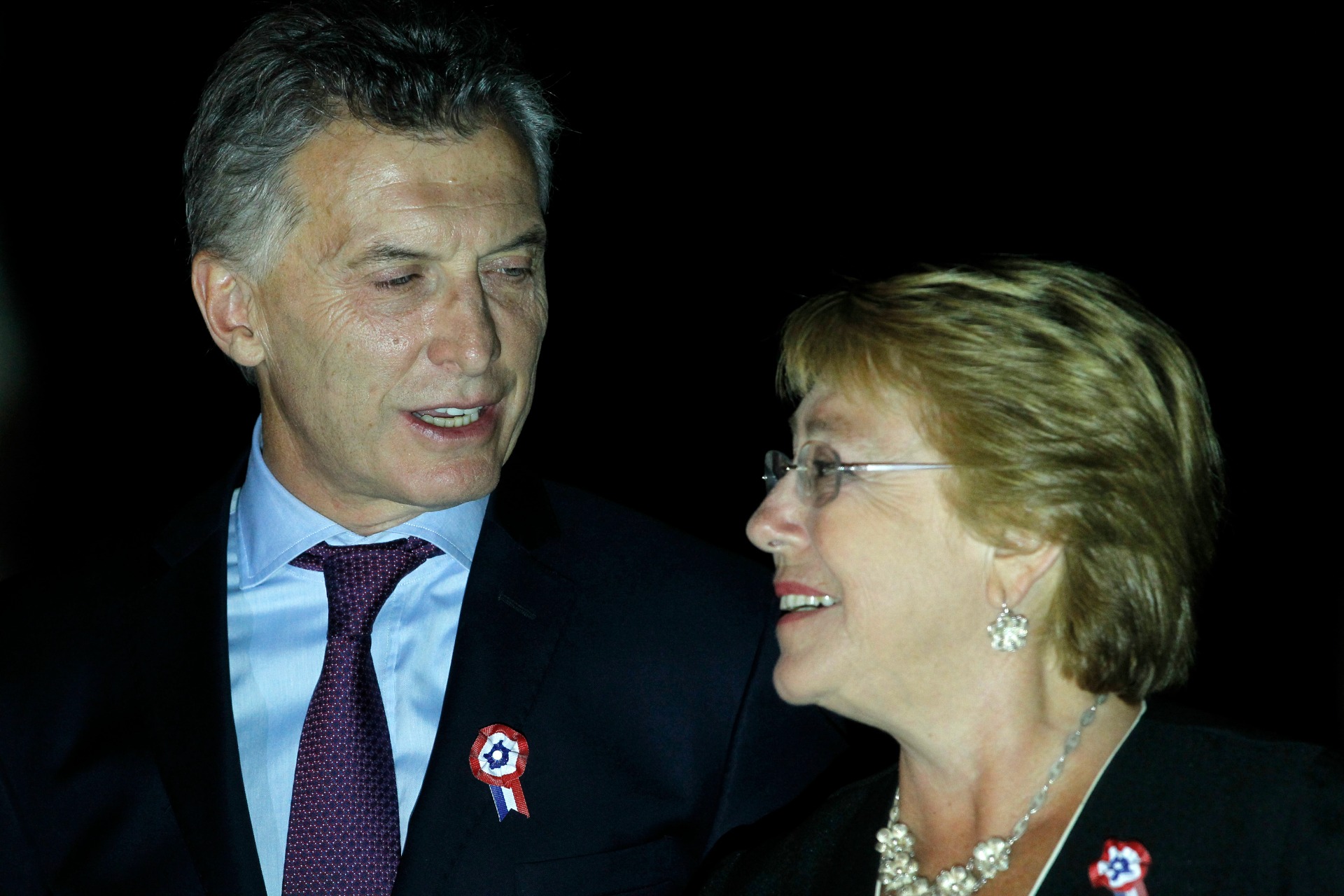 Bachelet y Macri dicen no a 
