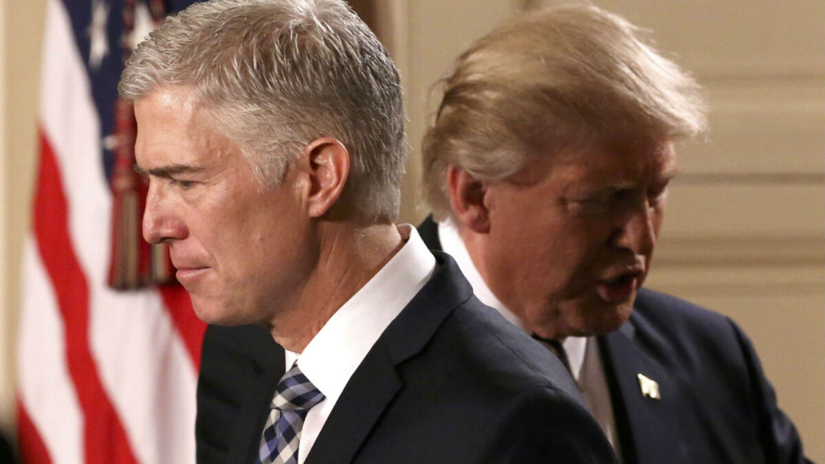 Trump elige al juez Neil Gorsuch como el candidato para el Tribunal Supremo