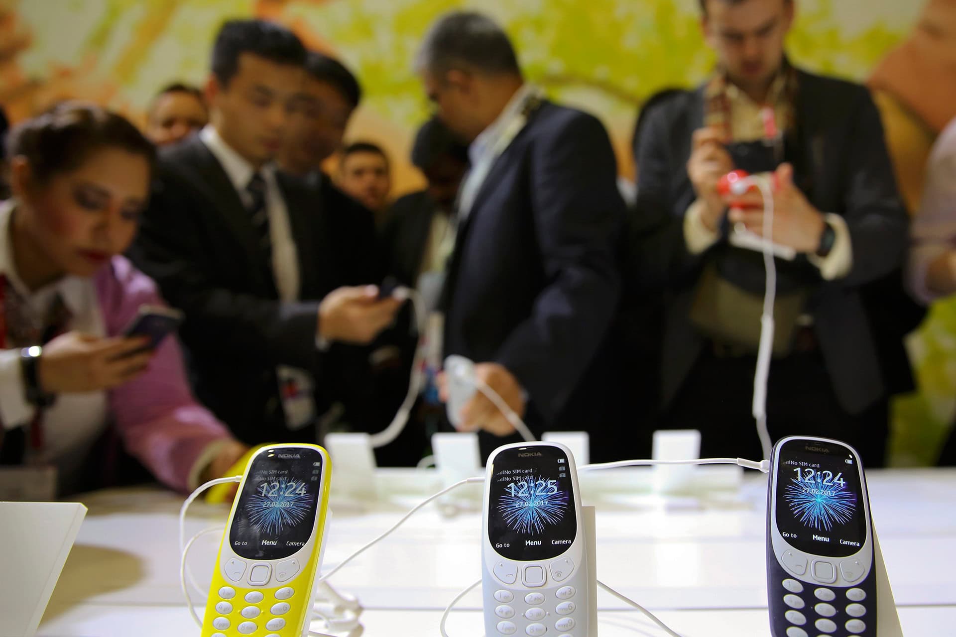 La presentación del nuevo Nokia 3310 ha generado una gran expectación en este Mobile World Congress de Barcelona (Foto: Paul Hanna / Reuters)