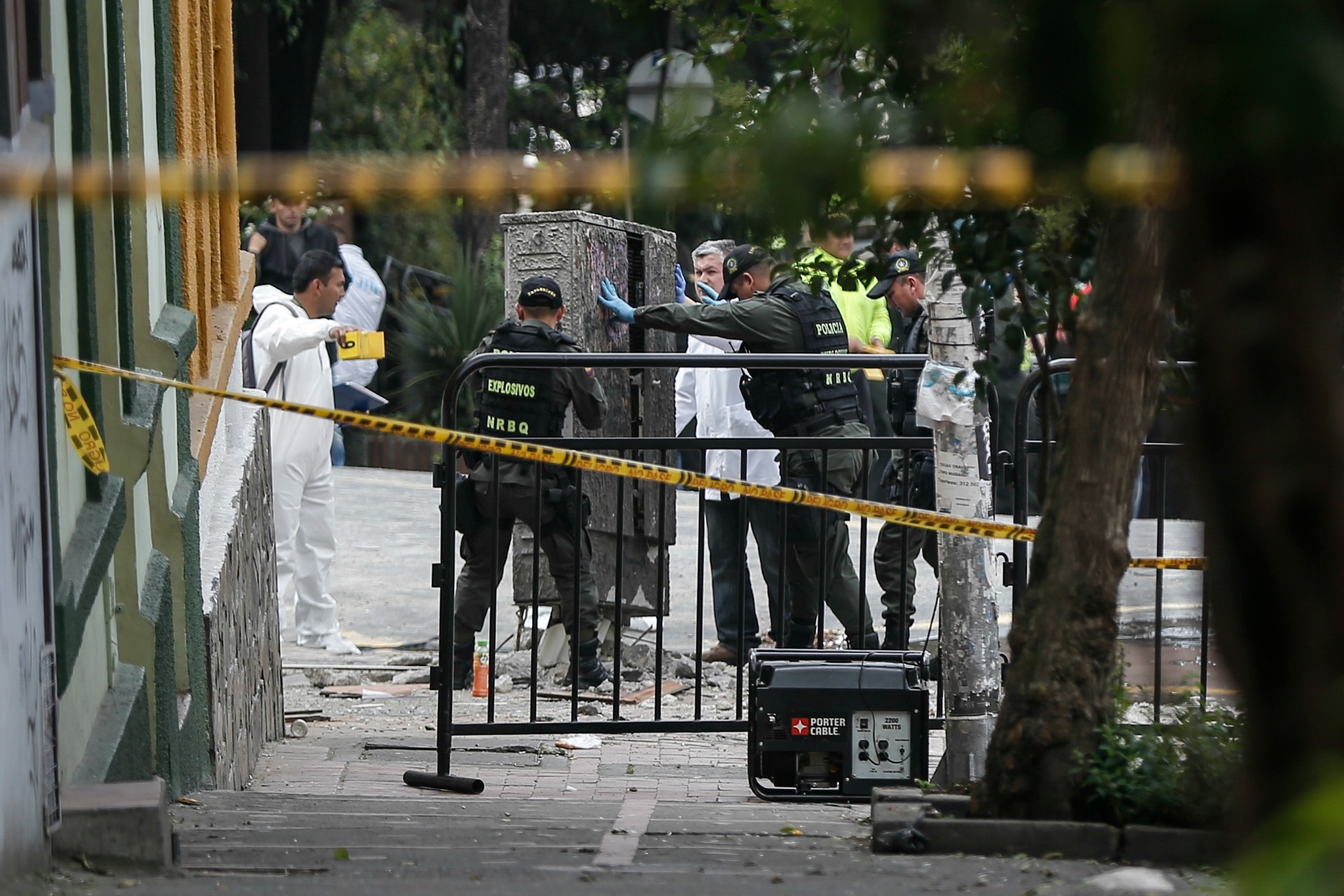 Una treintena de heridos por una explosión cerca de la plaza de toros en Bogotá