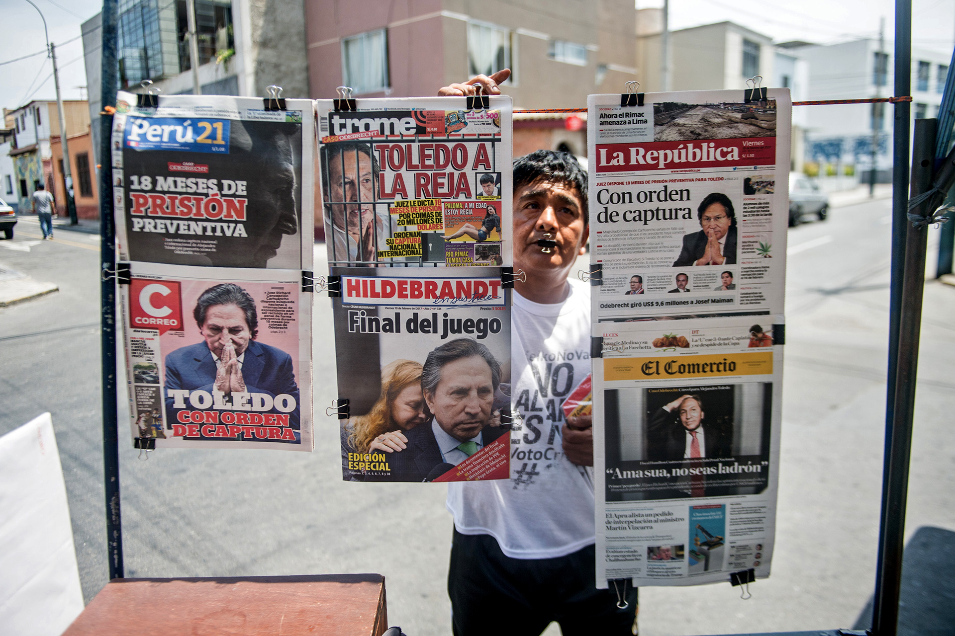 Perú pide a Trump que deporte al expresidente Alejandro Toledo