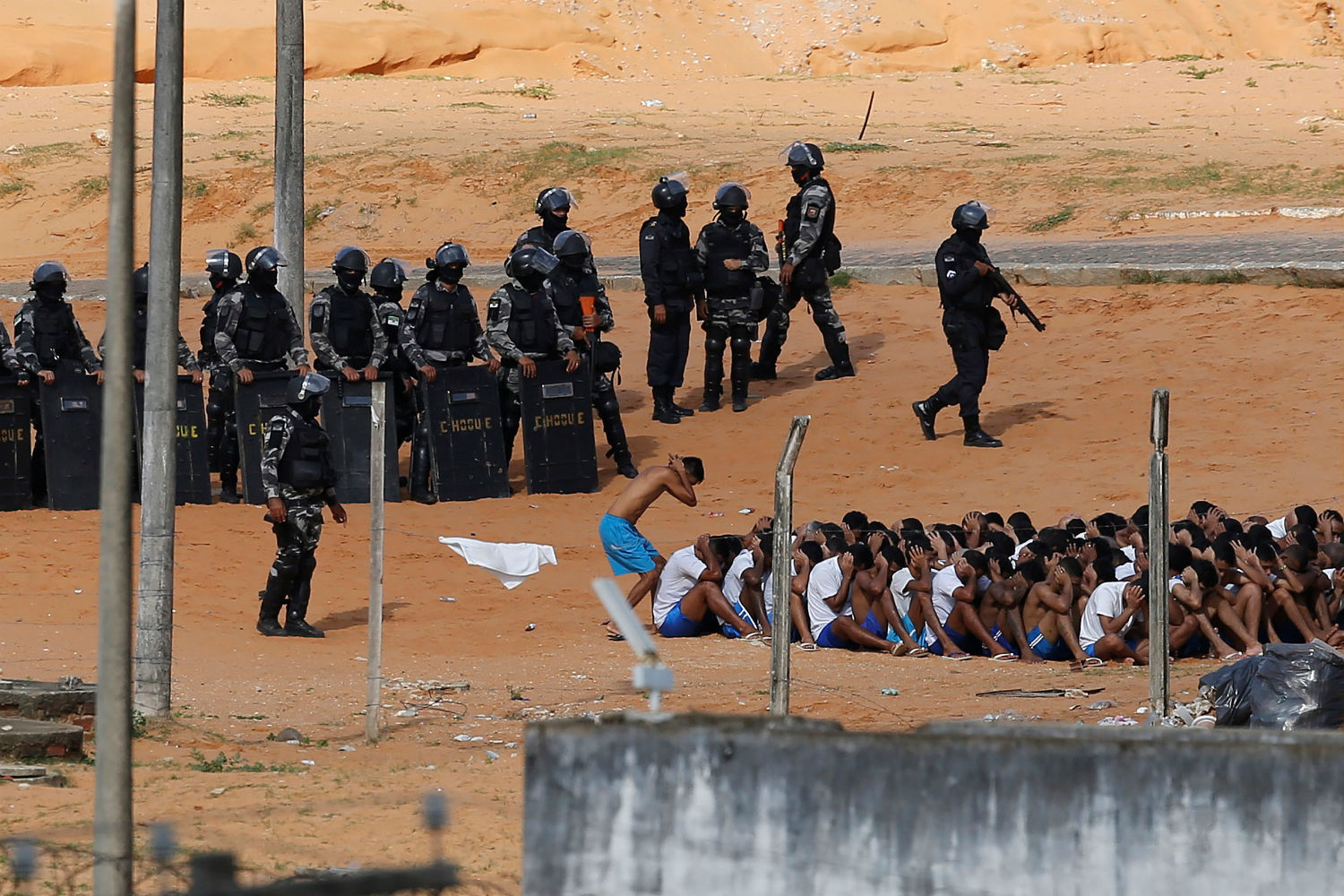 Descubren un túnel para realizar una de las mayores fugas en cárcel de Brasil