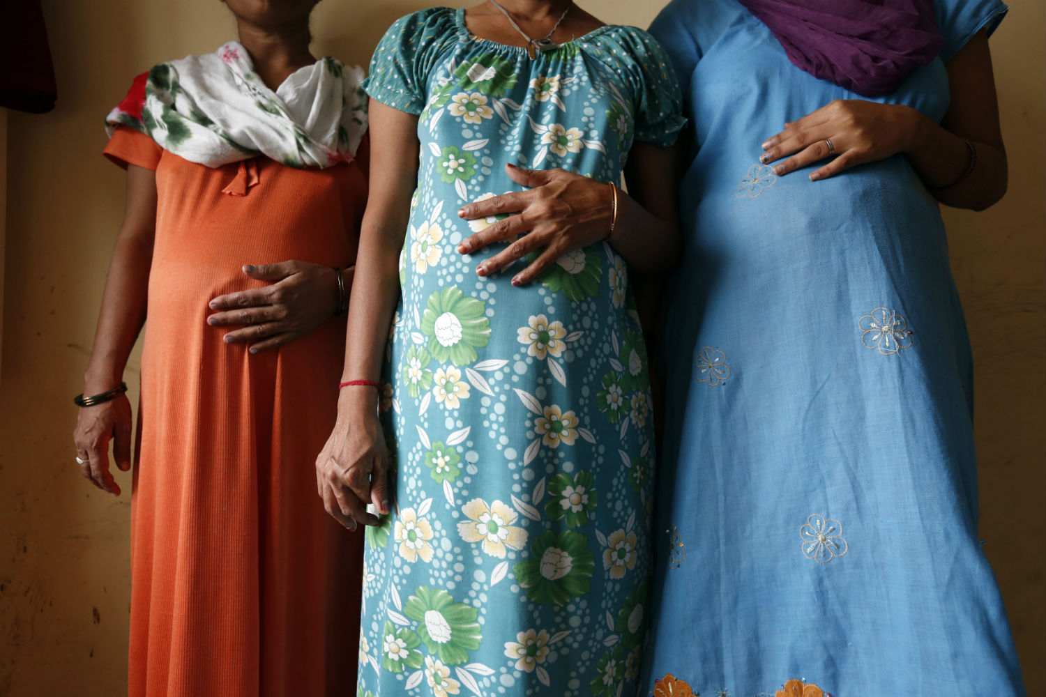Mujeres gestantes en la India. (Foto: Mansi Thapliyal | Reuters)