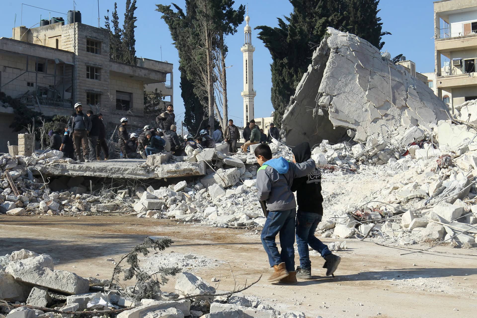 Un bombardeo deja al menos 10 civiles muertos en Siria