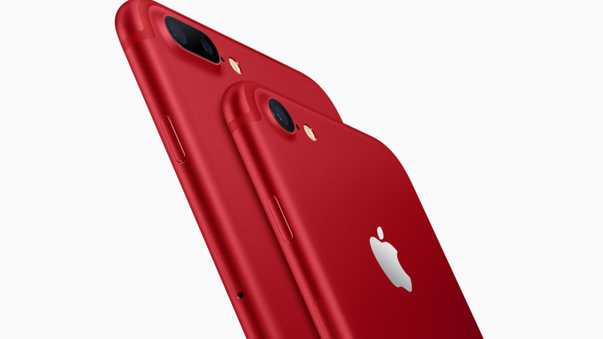 Apple lanza un iPhone 7 rojo para luchar contra el VIH