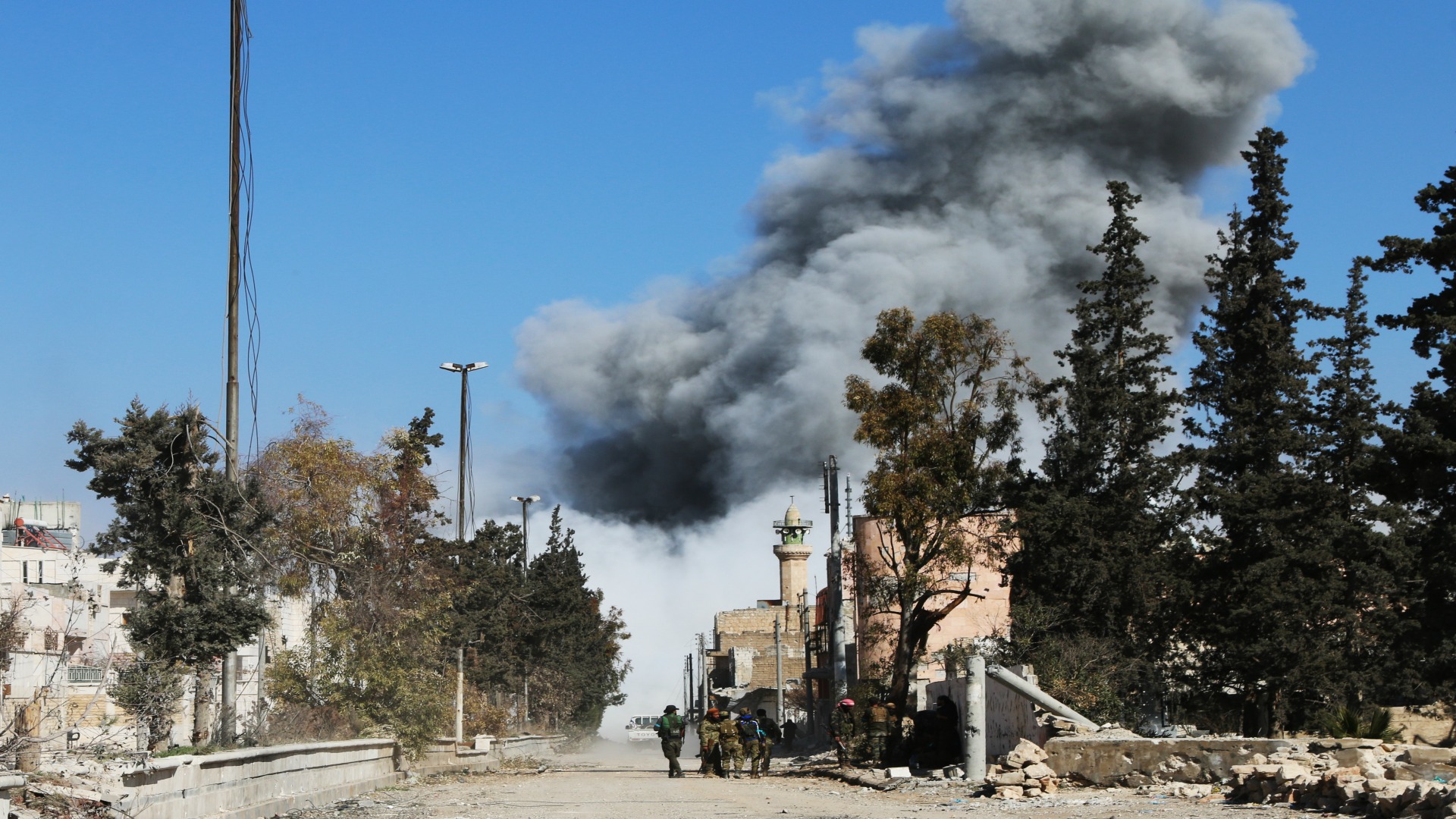 Aviones rusos bombardearon accidentalmente a fuerzas aliadas de la coalición en Siria