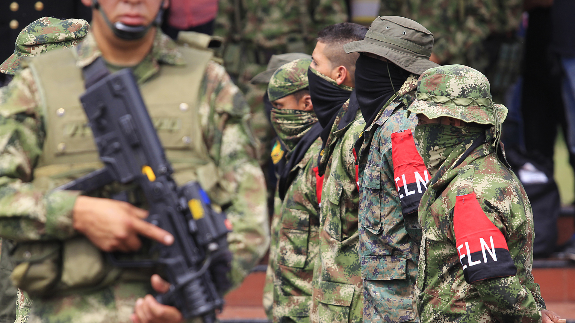 Capturados en Colombia ocho presuntos guerrilleros del ELN