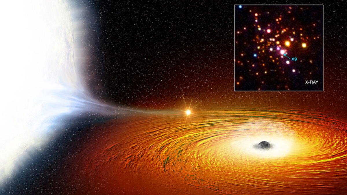 Descubierta una estrella que orbita alrededor de un agujero negro a velocidad récord
