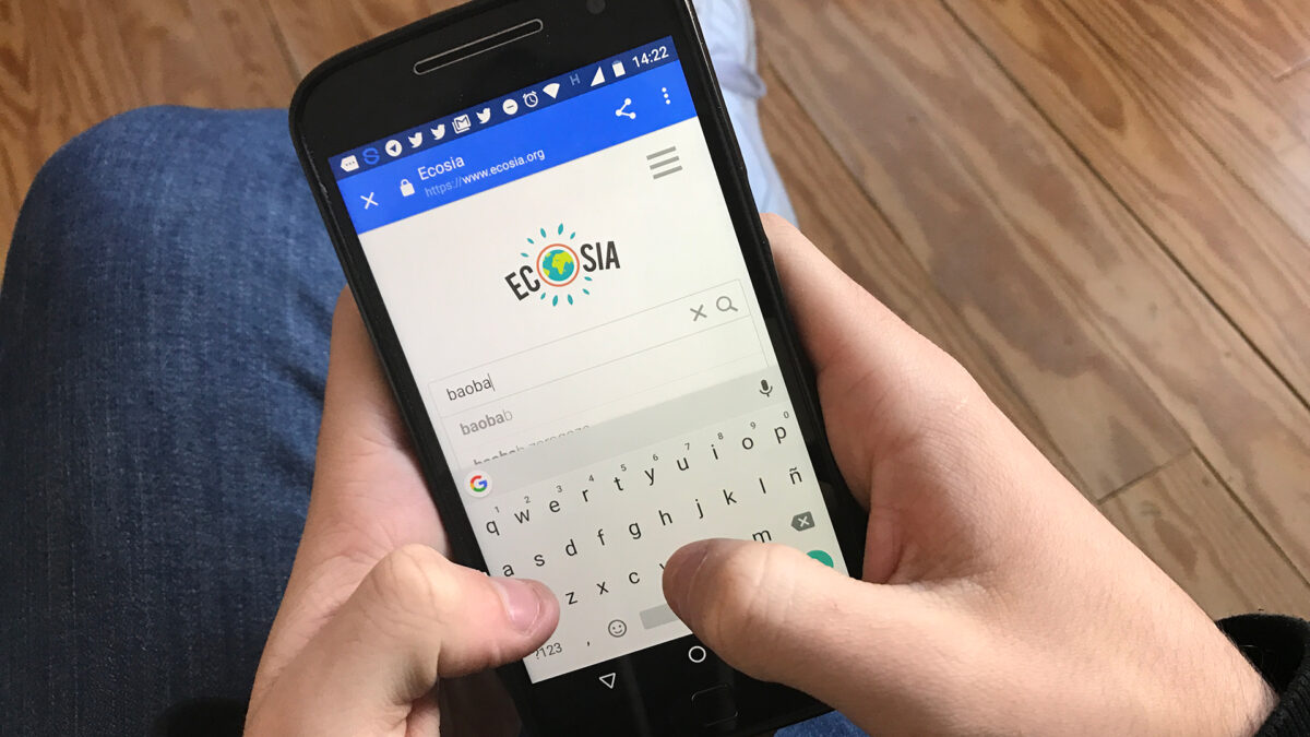 Ecosia, el Google ecológico que planta árboles con cada búsqueda