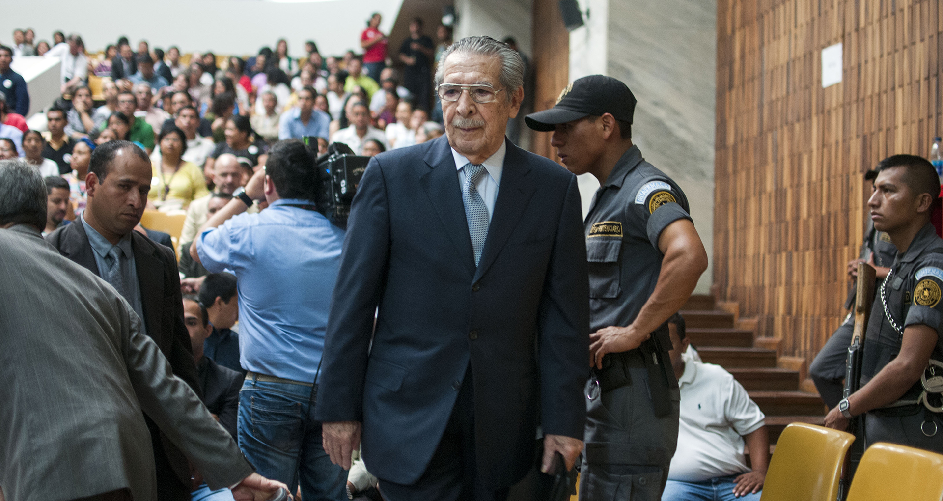 El dictador guatemalteco Efraín Ríos Montt, a juicio por genocidio