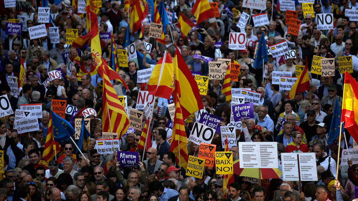 El ‘no’ a la secesión gana terreno en Cataluña