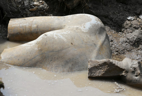 Encuentran un inmenso coloso de Ramses II en Egipto