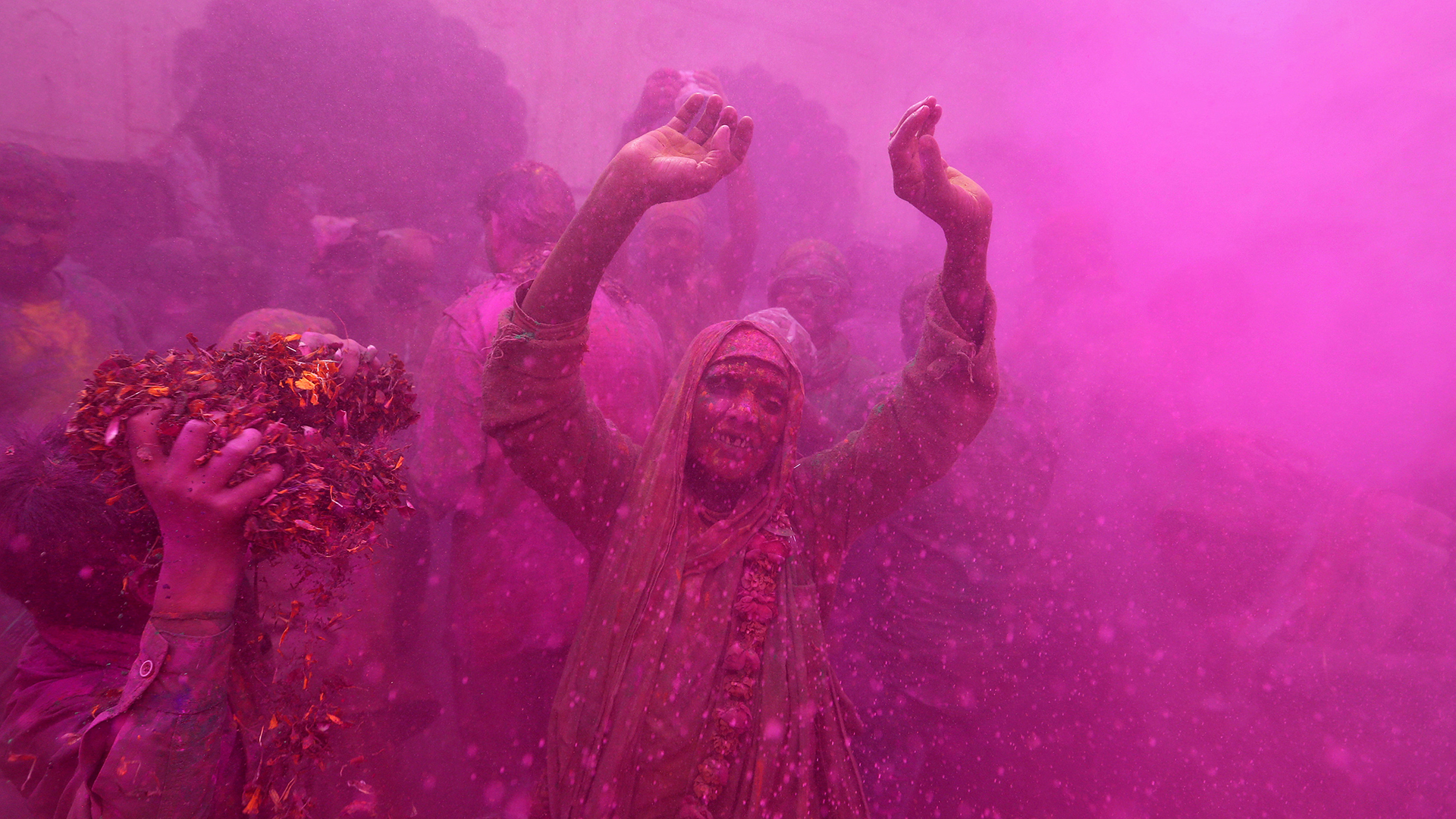 Holi Festival, las imágenes de una explosión de color 4