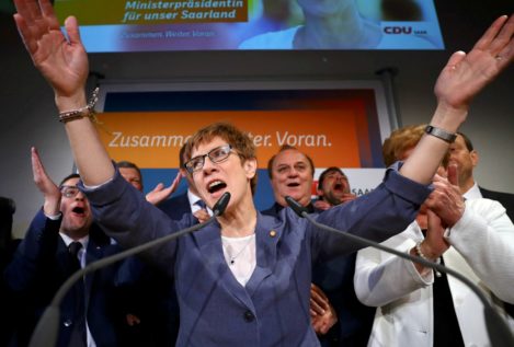 La CDU de Merkel gana las elecciones regionales de Sarre