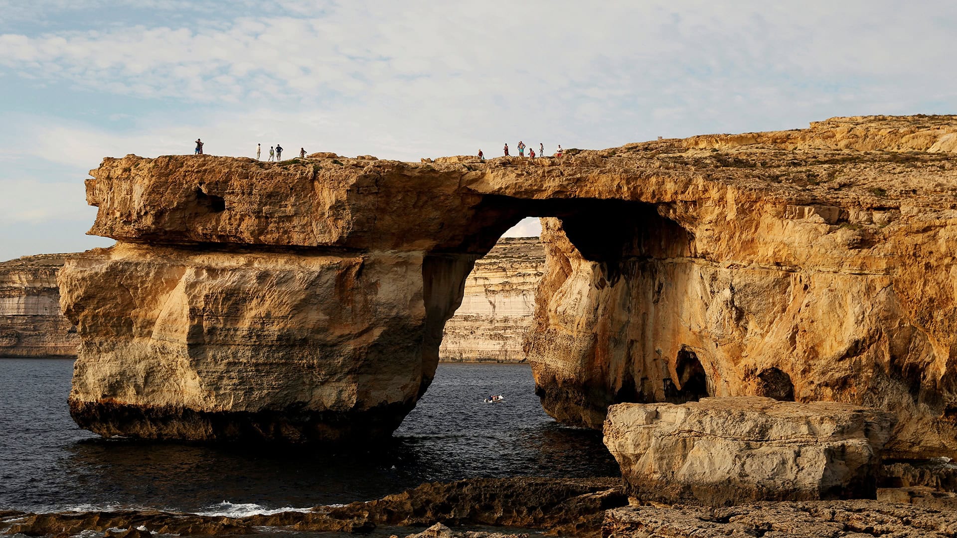 La icónica 'Ventana Azul' de Malta se desploma