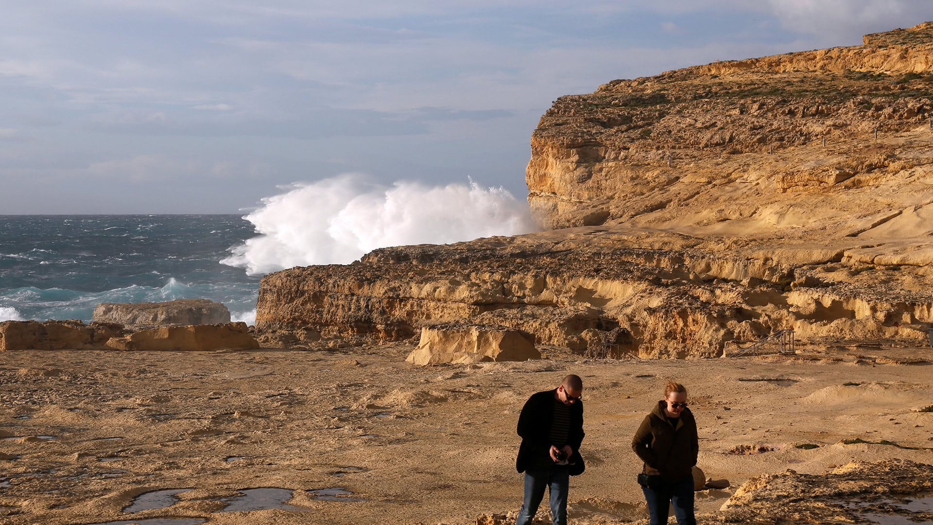 La icónica 'Ventana Azul' de Malta se desploma