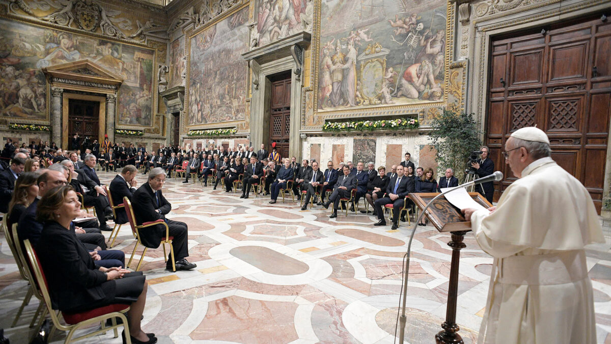 La Unión Europea «corre el riesgo de morir» sin ideales, advierte el Papa