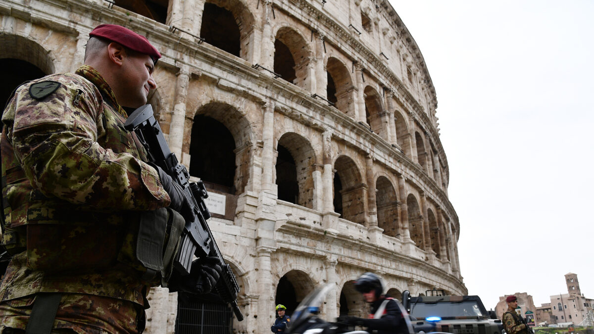 Máxima alerta en Italia en la efeméride de los Tratados de Roma