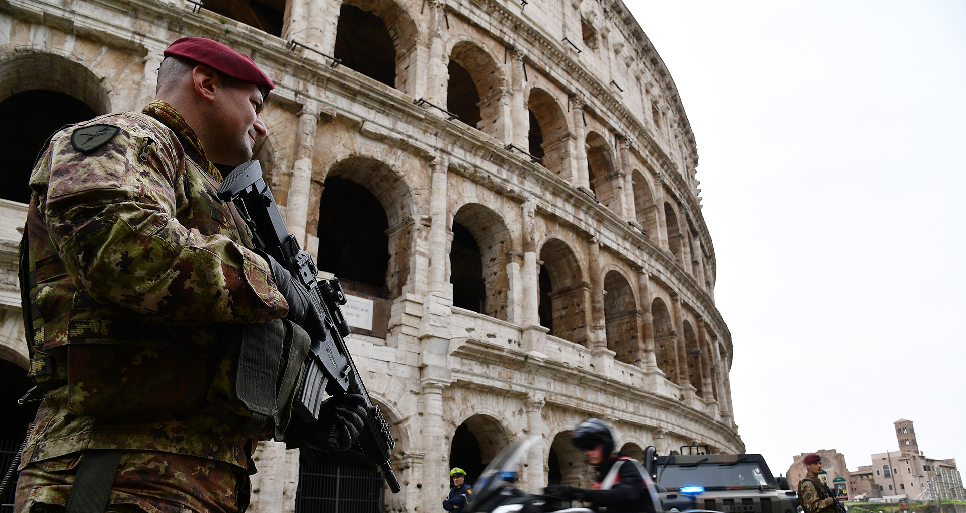 Máxima alerta en Italia en la efeméride de los Tratados de Roma