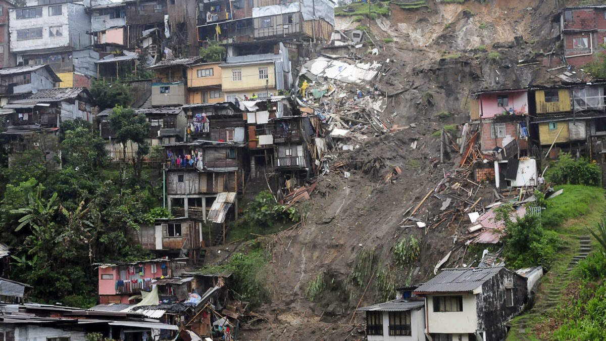 Al menos 16 muertos por las lluvias en Manizales, en el centro de Colombia