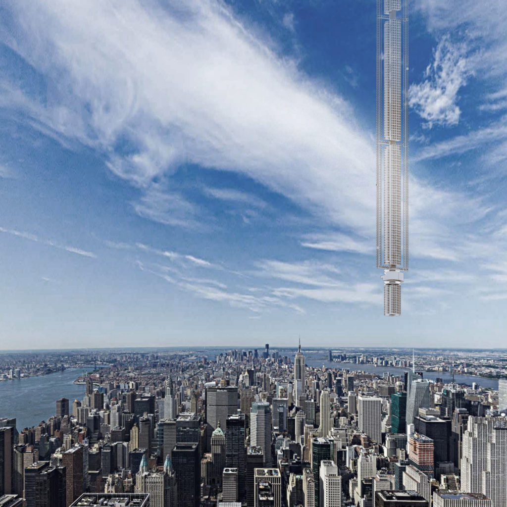 Analemma, el rascacielos que colgará desde un asteroide
