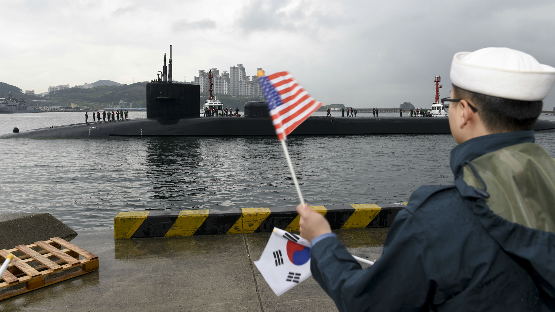 EEUU construye un escudo antimisil y envía un submarino nuclear a Corea del Sur